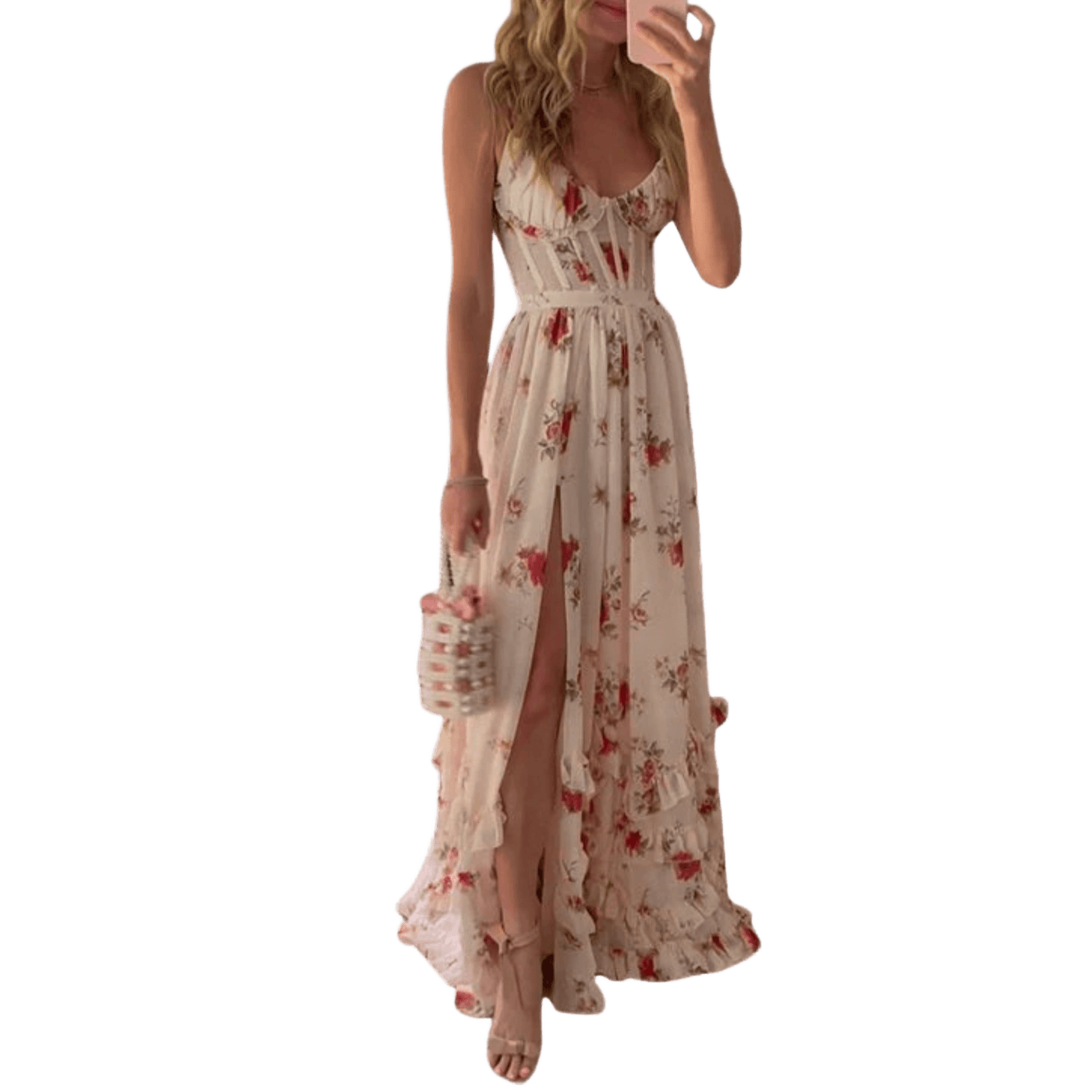 Amar™ Sarah – שמלת מקסי פרחונית