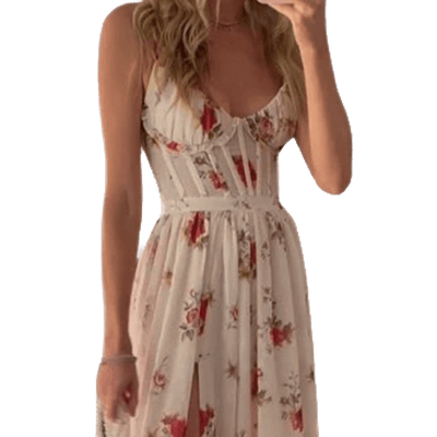 Amar™ Sarah – שמלת מקסי פרחונית