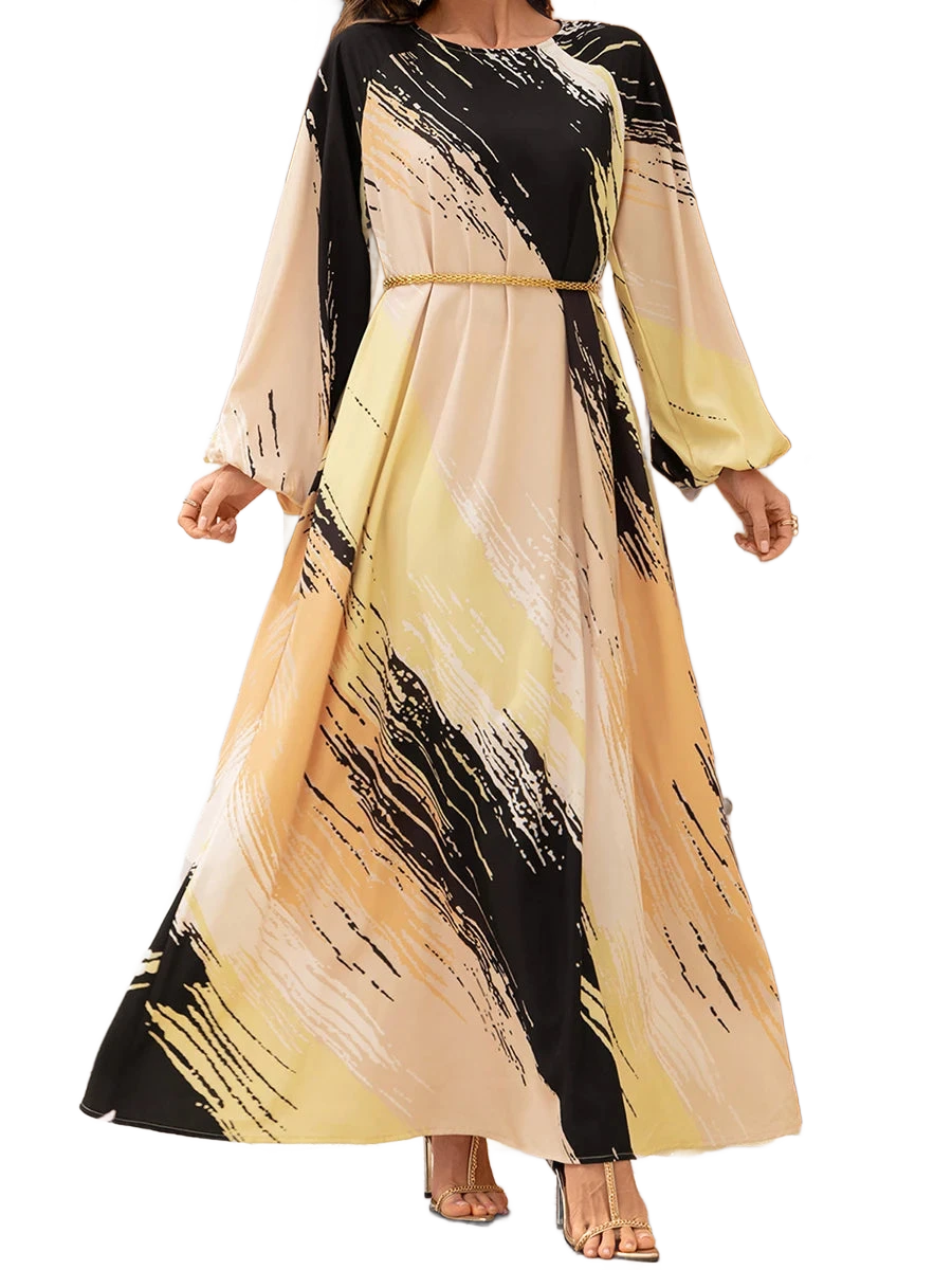 Amar™ Ronit - שמלת מקסי פרחונית אלגנטית