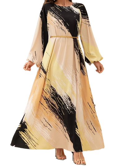 Amar™ Ronit - שמלת מקסי פרחונית אלגנטית