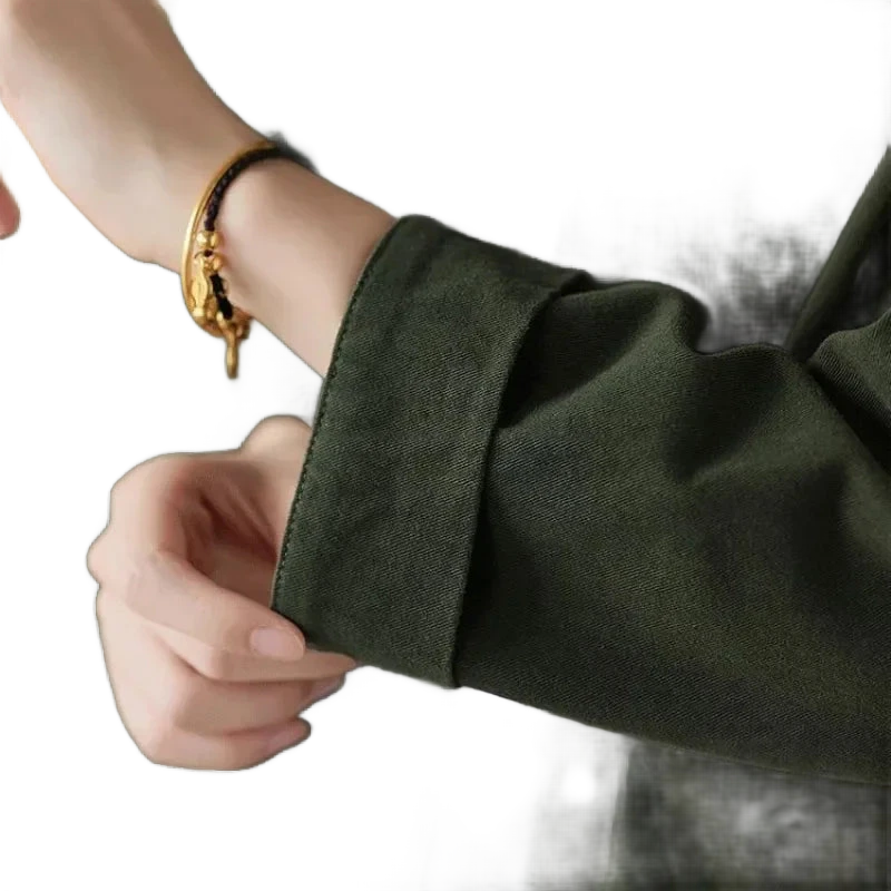 Amar™ Rachel - חולצת שרוול ארוך רפויה עם כיסים