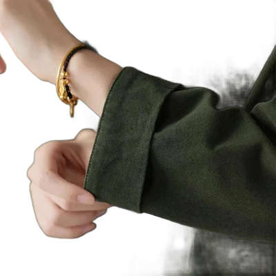 Amar™ Rachel - חולצת שרוול ארוך רפויה עם כיסים