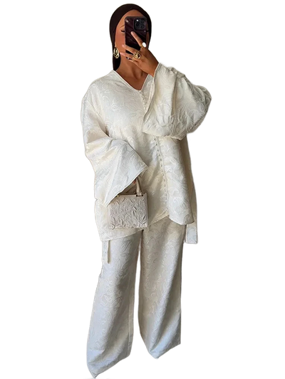 Amar™ Rinat - סט חליפת ג'קארד לנשים