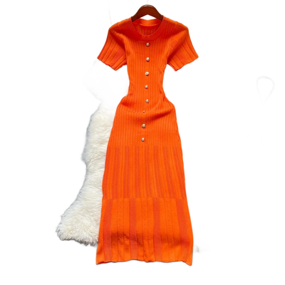 Amar™ Malka - שמלת קיץ סרוגה אלגנטית