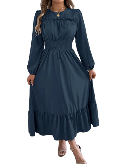 Amar™ Ronit - שמלת חורף סתיו אלגנטית ומחמיאה