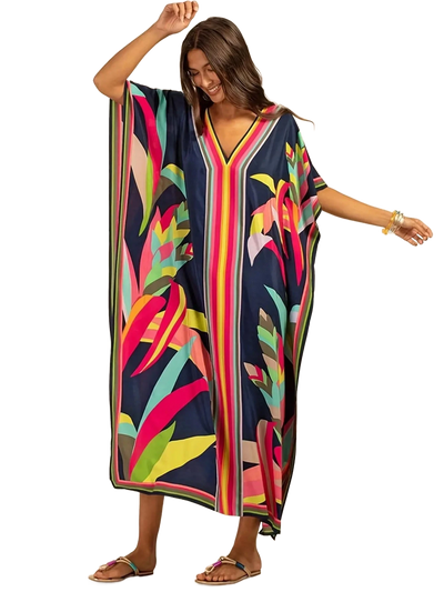 Amar™ Eden - שמלת קאפטן קיץ במידות גדולות