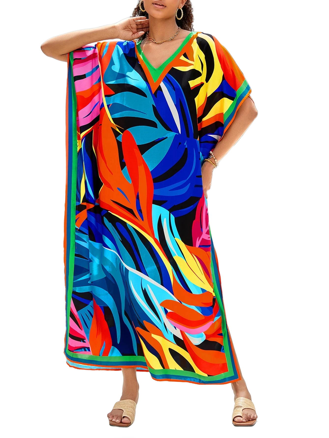 Amar™ Noa - שמלת קאפטן צבעונית לנשים