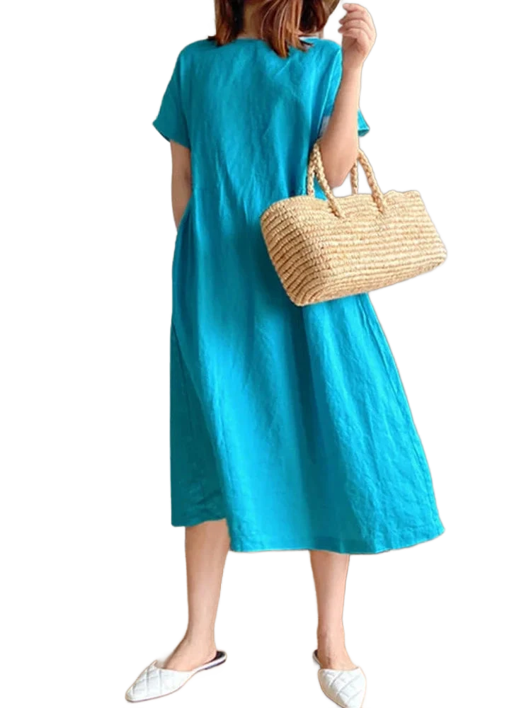 Amar Eliana - שמלת קיץ אלגנטית ומשוחררת