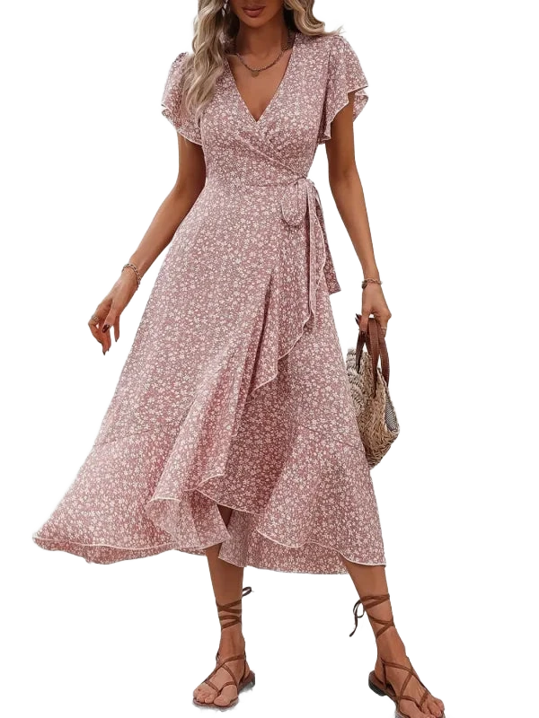 Amar Adina - שמלה קיצית מחמיאה ואלגנטית