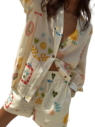 Amar Aliza - סט 2 חלקים קיצי, אלגנטי וסקסי