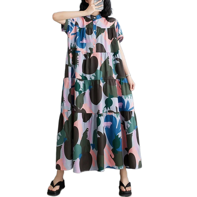 Amar™ Atara - שמלת בוהו שיק קייצית ורחבה