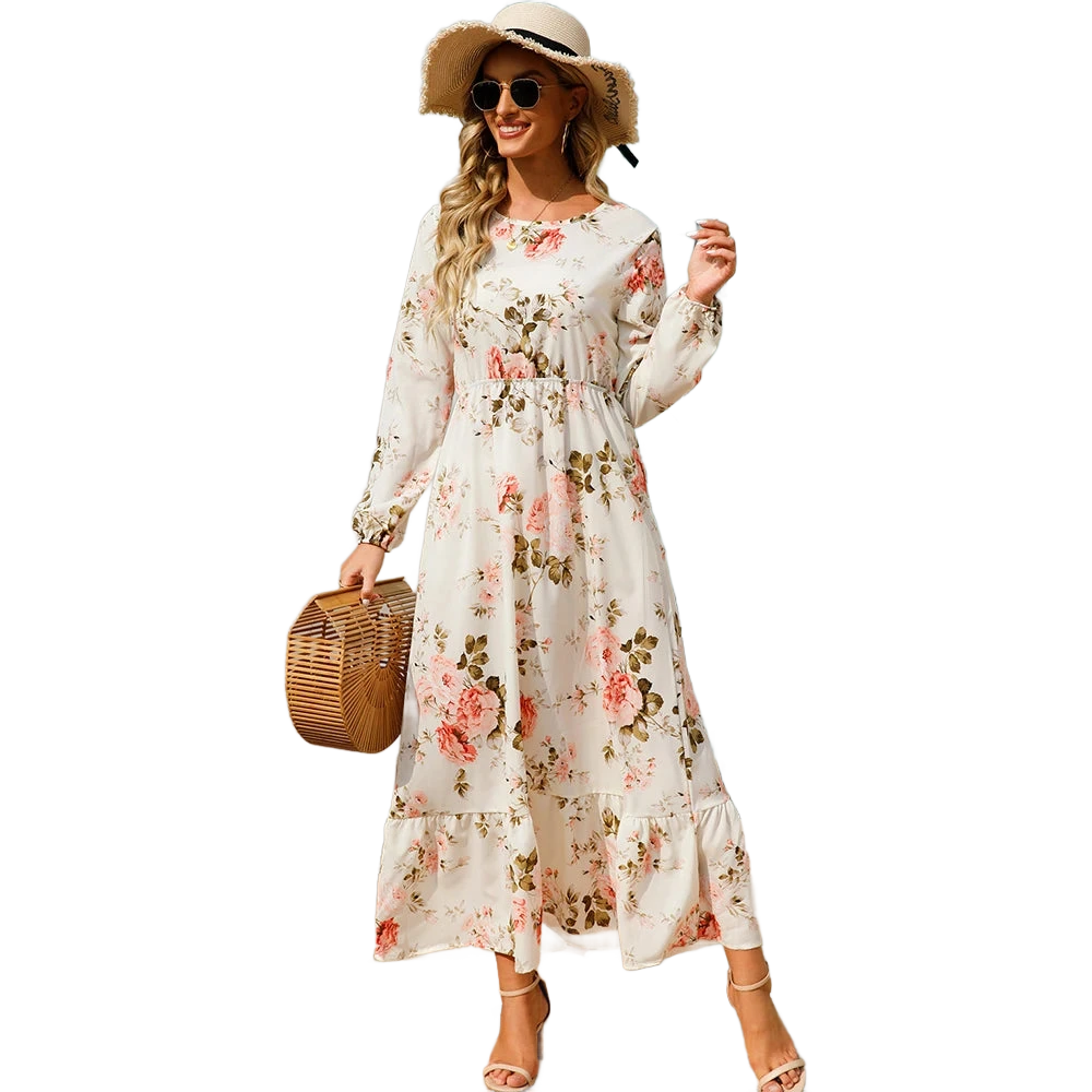 Amar™ Leah - שמלות מקסי בדי פרחים בוהו