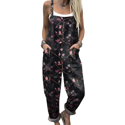 Amar Ronit - אוברול וינטג' פרחוני משוחרר