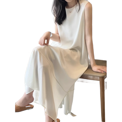 Amar Batya - שמלת קיץ ללא שרוולים בסגנון צרפתי