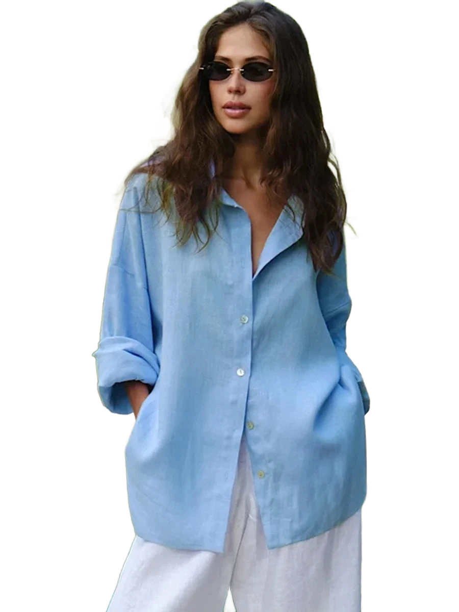 Amar™ Yael - חולצה רחבה עם שרוולים ארוכים