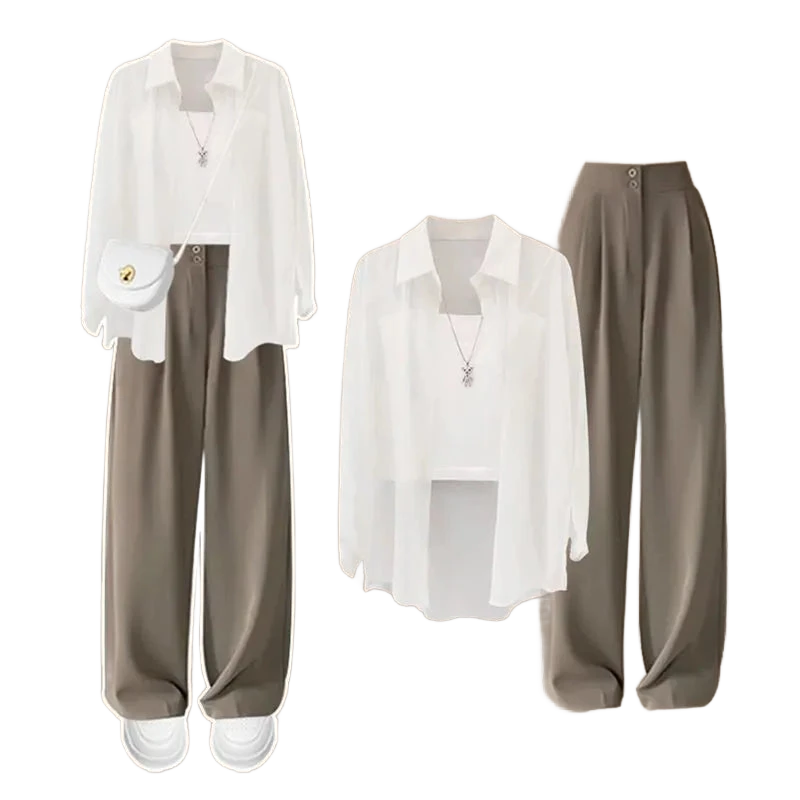 Amar™ Miriam - סט תלת-חלקי נוח ורך עם שרוולים ארוכים