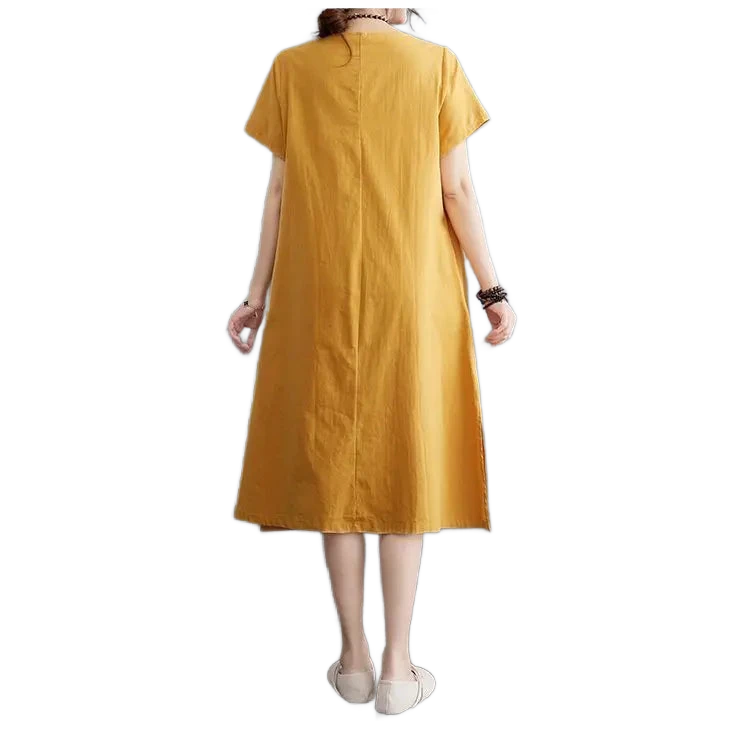 Amar™ Avigail - שמלת מידי רחבה