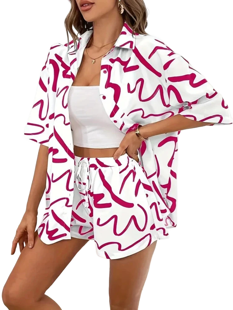 Amar™ Ziva - סט דו-חלקי מודפס