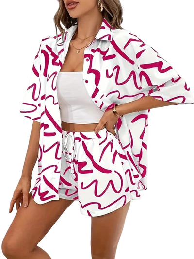 Amar™ Ziva - סט דו-חלקי מודפס