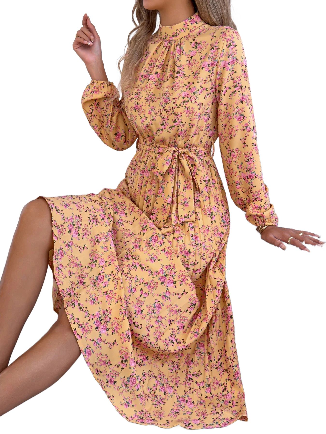 Amar™ Chaya - שמלה אלגנטית פליסה