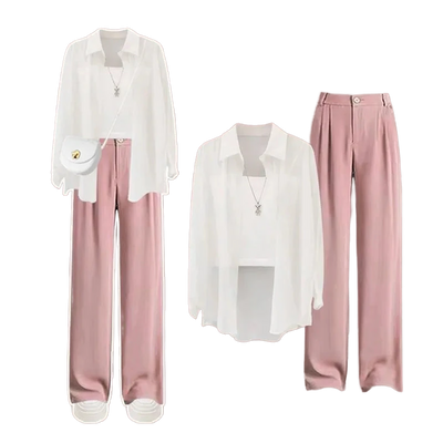 Amar™ Miriam - סט תלת-חלקי נוח ורך עם שרוולים ארוכים