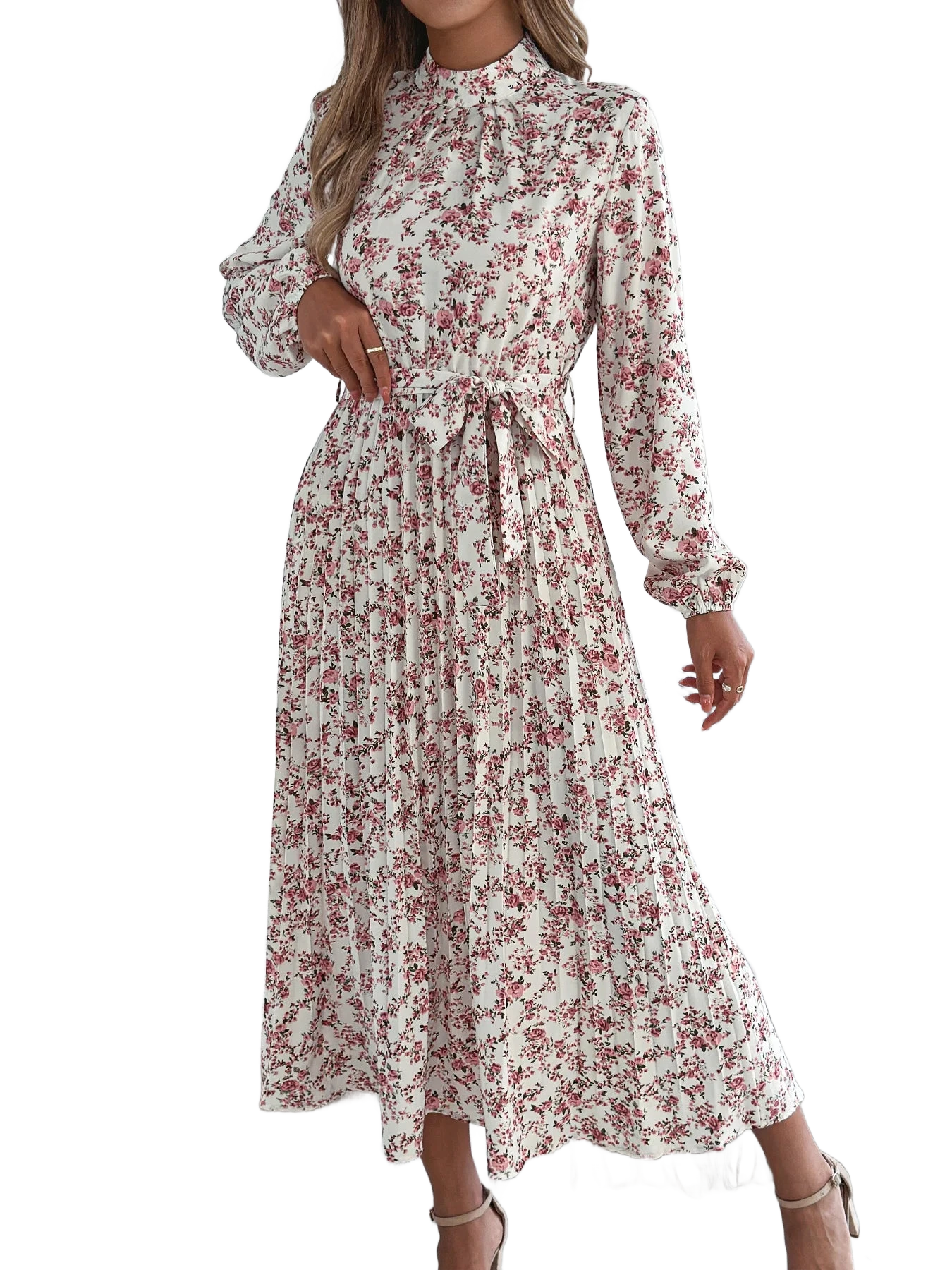 Amar™ Chaya - שמלה אלגנטית פליסה