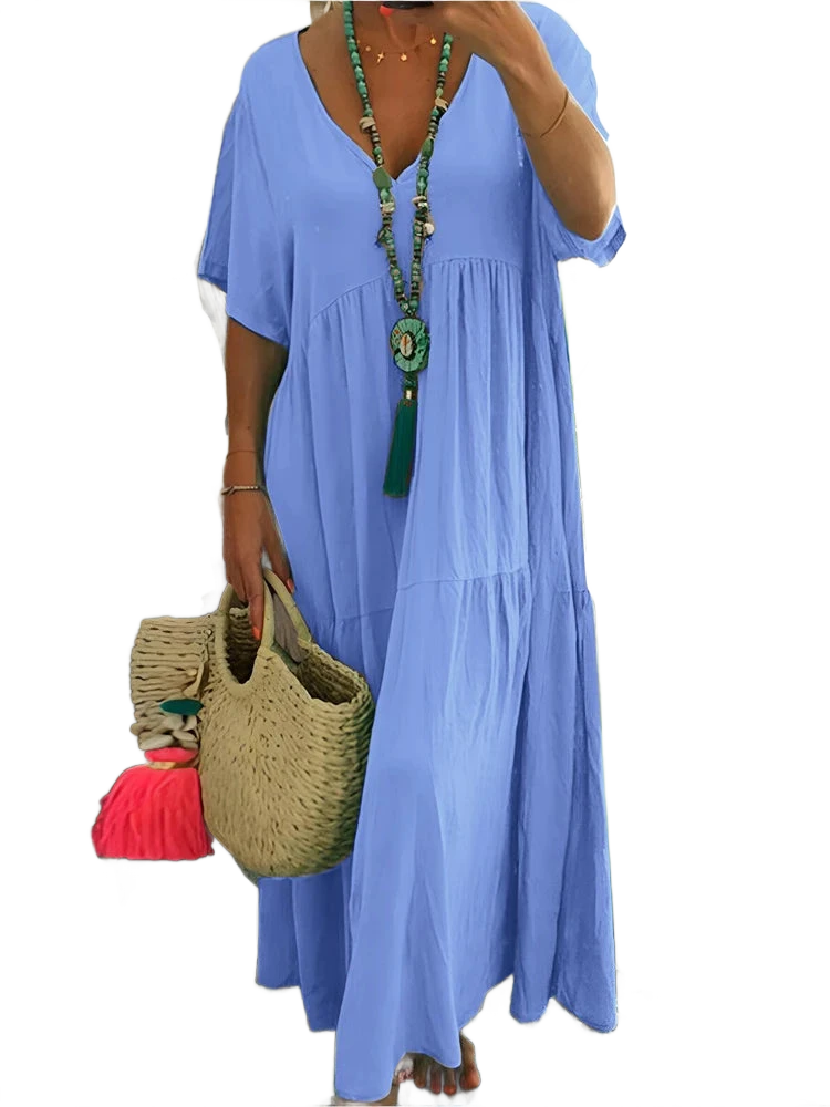 Amar™ Eden - שמלת מידי פליסה