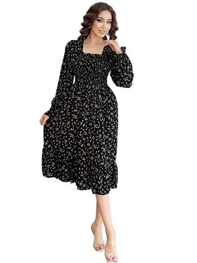 Amar™ Hodaya - שמלת מוסלין פרחונית לנשים