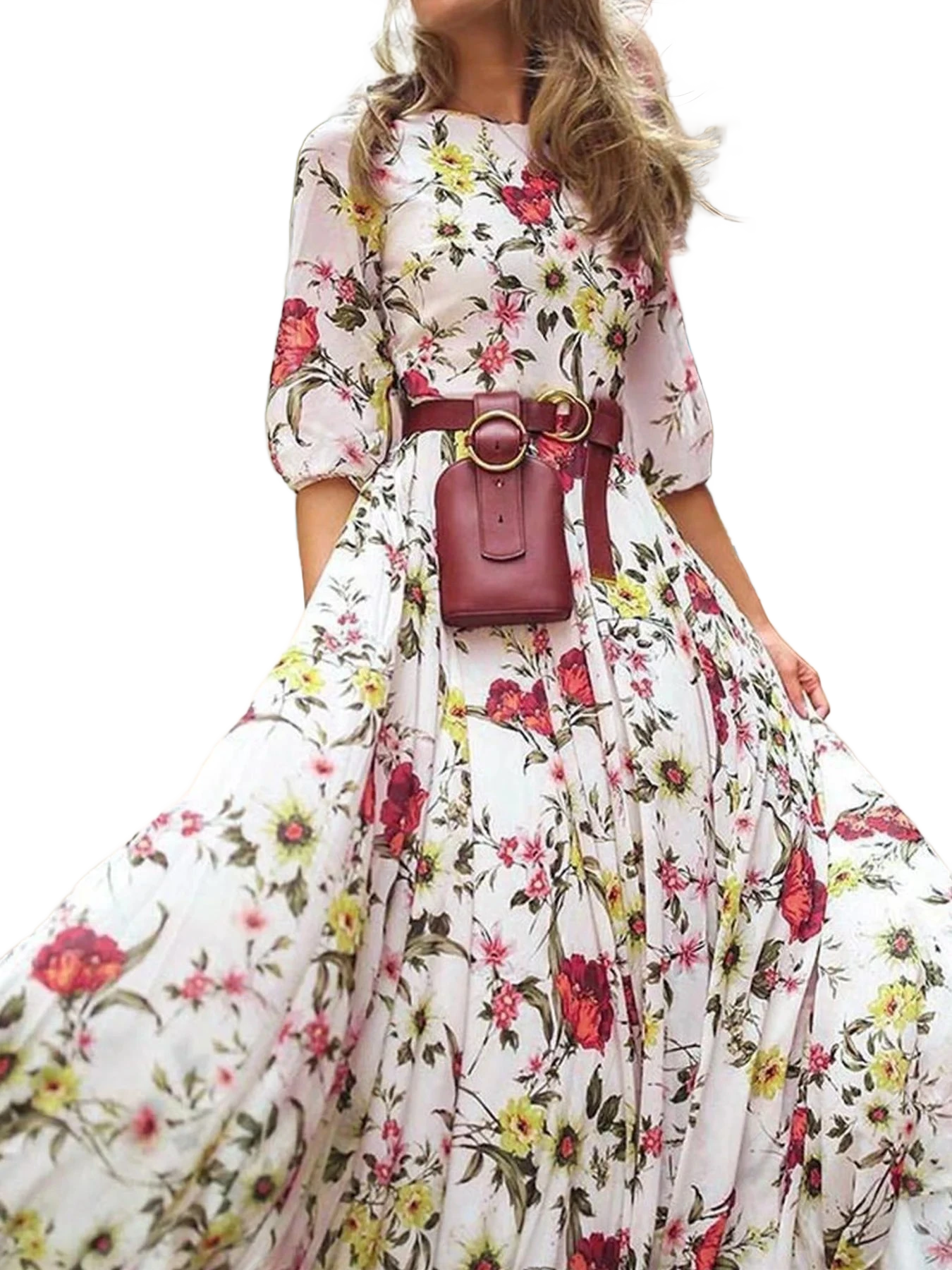 Amar™ Pazya - שמלה פרחונית אלגנטית