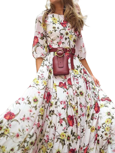 Amar™ Pazya - שמלה פרחונית אלגנטית