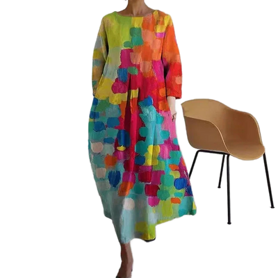 Amar™ Zohar - שמלת מקסי פרחונית