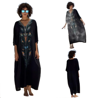 Amar™ Naama - שמלת קימונו מקסי