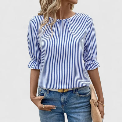 סופיה - חולצת קיץ מפוספסת