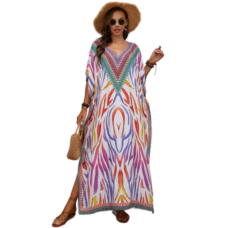 Amar™ Adi - שמלת כיסוי מקסימום חוף בוהו