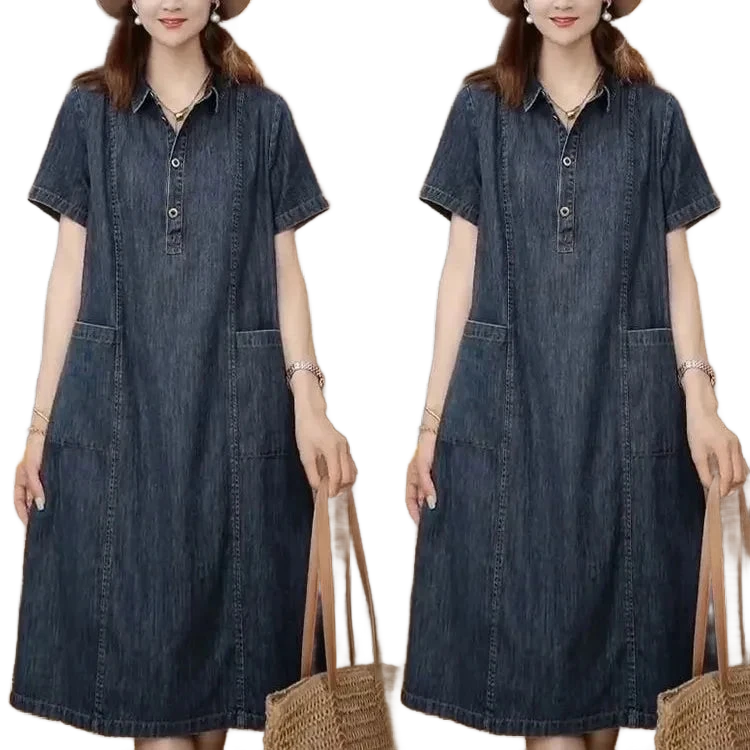 Amar™ Carmela - שמלת ג'ינס קצרה מושלמת לקיץ