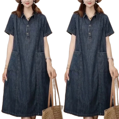 Amar™ Carmela - שמלת ג'ינס קצרה מושלמת לקיץ