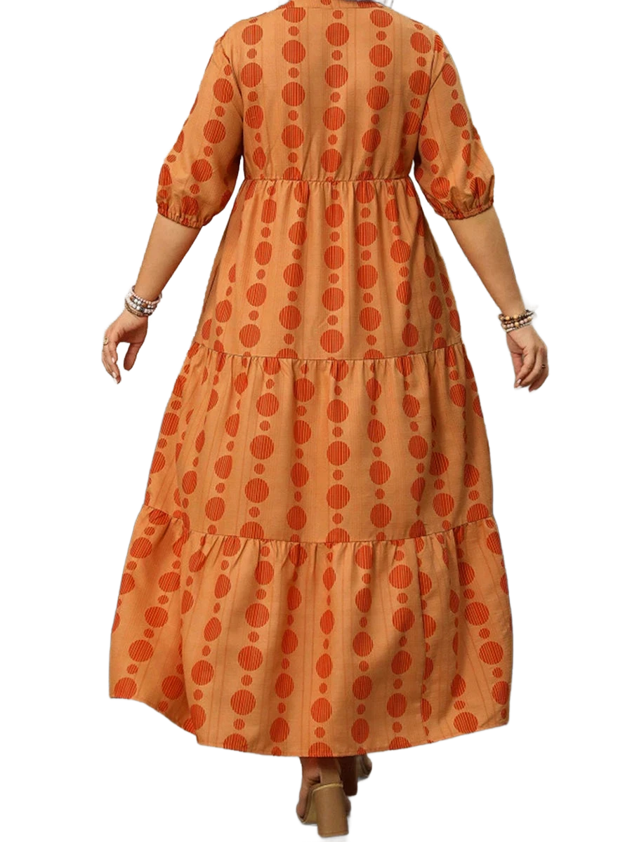 Amar™ Rina - שמלת מקסי מחשוף V