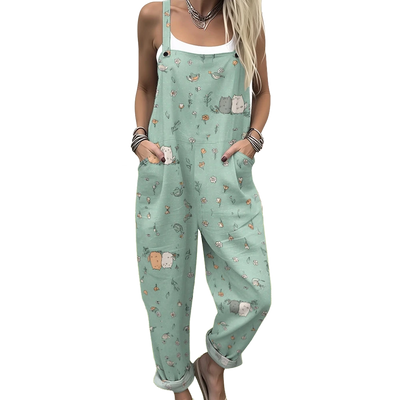 Amar Ronit - אוברול פרחוני בוהו שיק לנשים