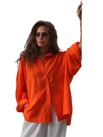 Amar™ Yael - חולצה רחבה עם שרוולים ארוכים