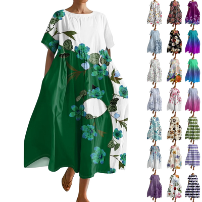 Amar™ Ravit - שמלת גרדיאנט עם כיסים