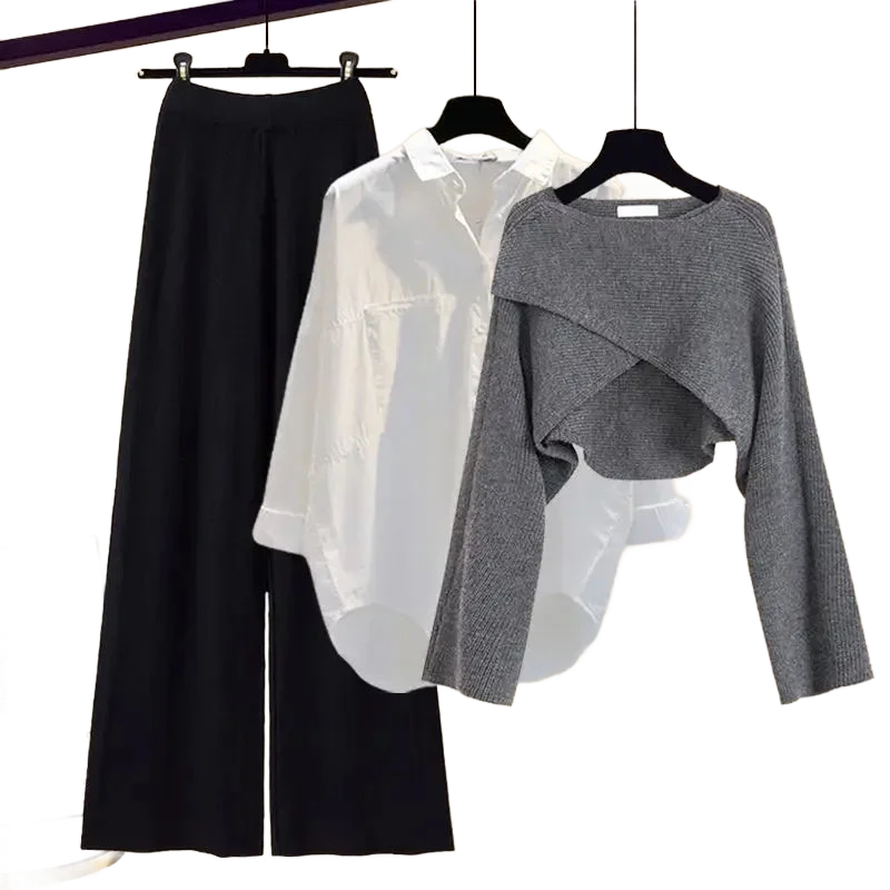 Amar™ Liora - סט תלת-חלקי נוח ורך עם שרוולים ארוכים