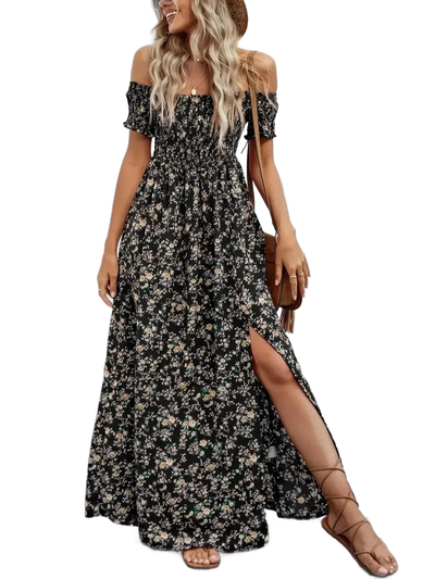 Amar™ Hagar - שמלה עם כתף אחת ושסע בשוליים