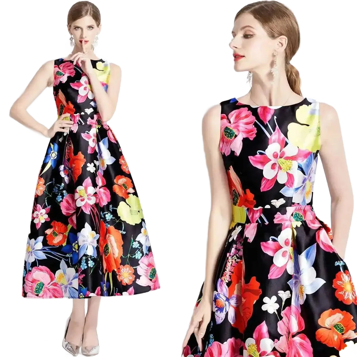 Amar™ Meital - שמלת קיץ פרחונית עוצרת נשימה