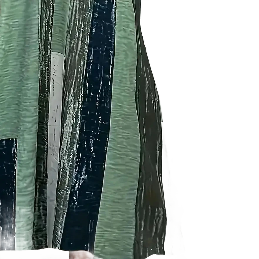 Amar™ Yaara - שמלה מפוספסת עם מחשוף V