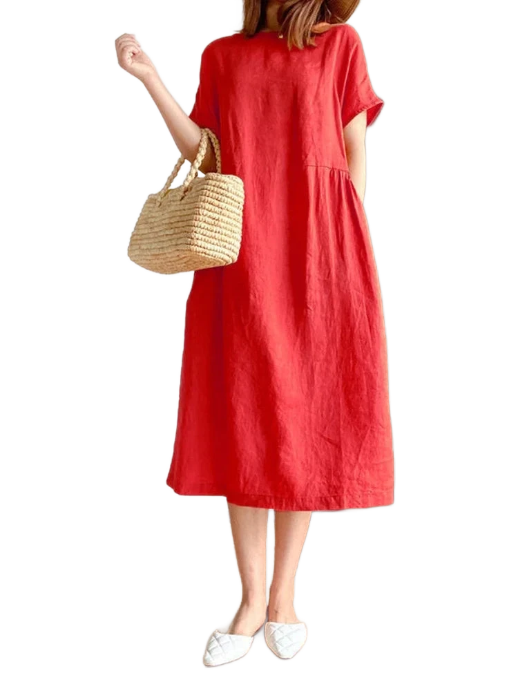 Amar Eliana - שמלת קיץ אלגנטית ומשוחררת