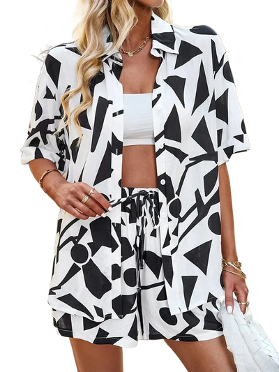 Amar™ Carmela - סט חולצה מודפסת ומכנסיים קצרים