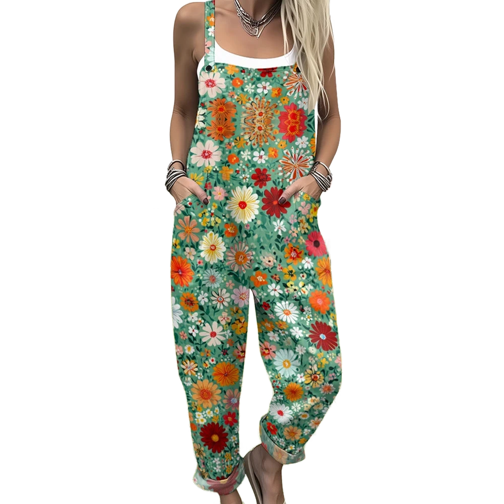 Amar Atara - אוברול פרחוני צבעוני וכובש