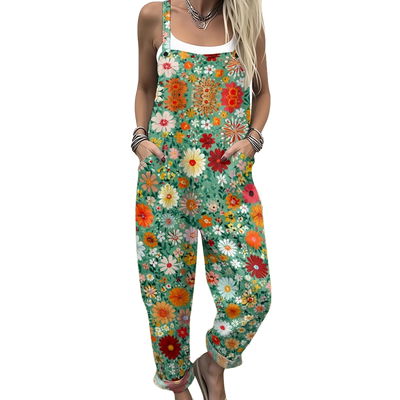 Amar Atara - אוברול פרחוני צבעוני וכובש