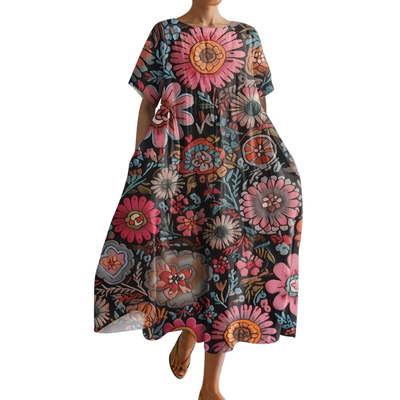 Amar™ Ravit - שמלת גרדיאנט עם כיסים