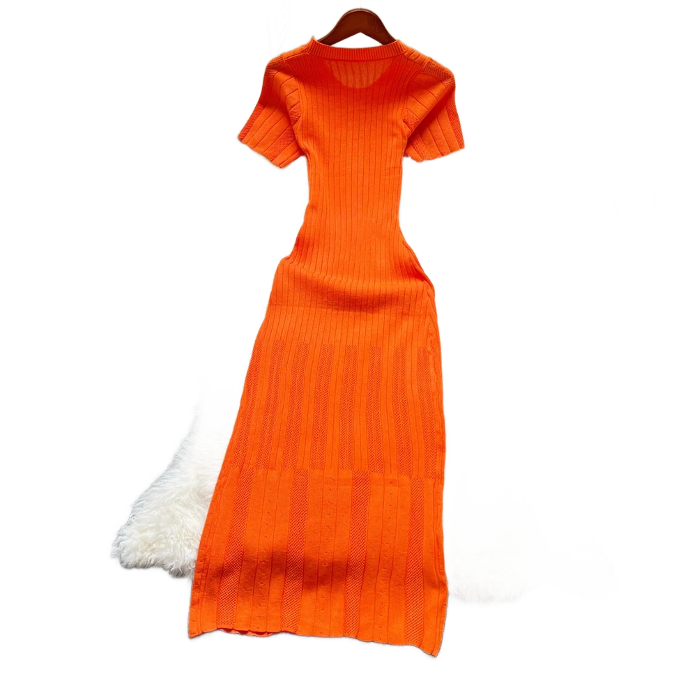 Amar™ Malka - שמלת קיץ סרוגה אלגנטית